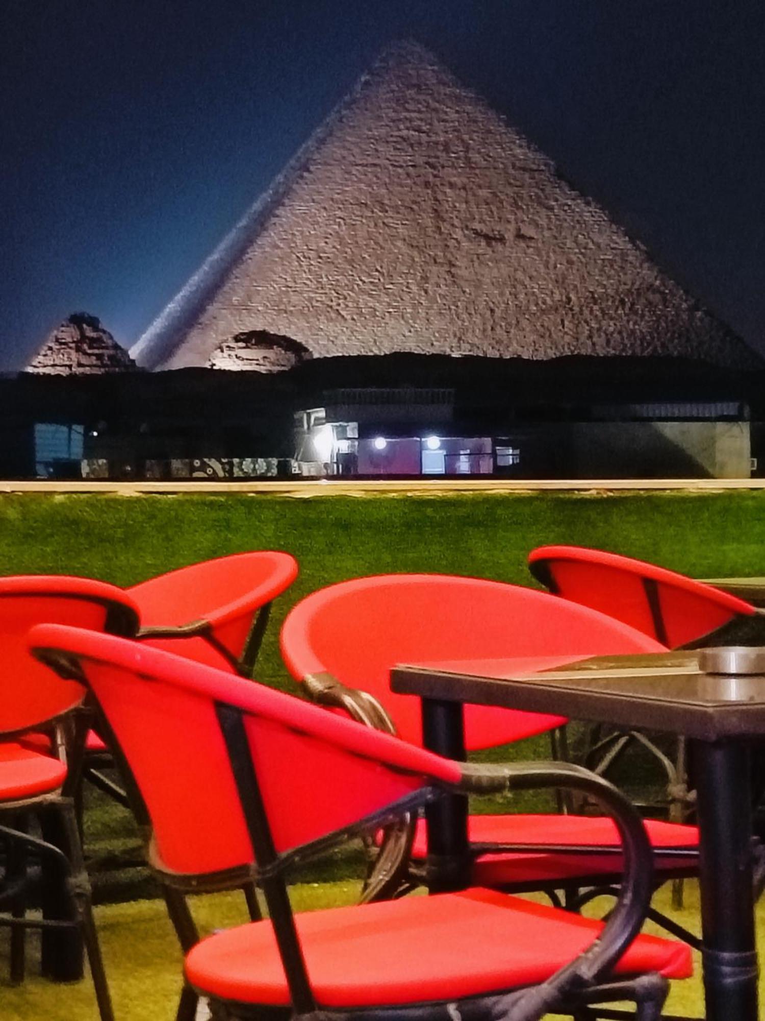 Magic Golden Pyramids View Hotel Kafret el-Gabal Exterior foto